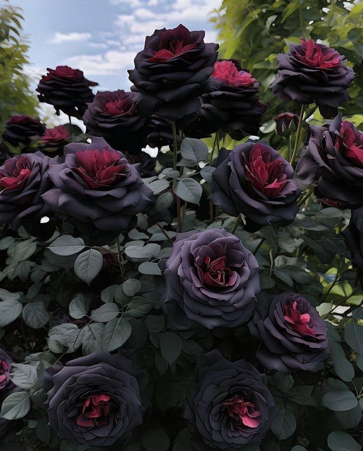 stcl99's tweet photo. not real but still beautiful a goth garden https://t.co/vPzJVjZSYq