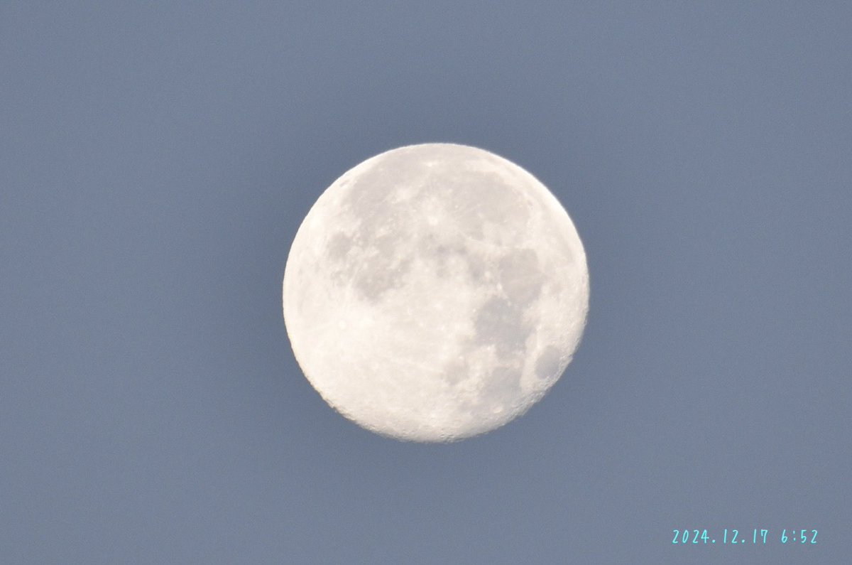 __ym_yssiht_dk_'s tweet image. ⋆
おはようございます ☀️1℃(am6:00)

満月過ぎて
少し欠けてきた十六夜月

今朝の空am7:00
昇る太陽と沈む月が
向かい合って
おはよう、またね、みたいな😌

冷え込んだ朝❄️
あたたかくして 🧣🍵
今日も穏やかにいこうஐ

 #いまそら  #イマツキ  #月  #十六日月