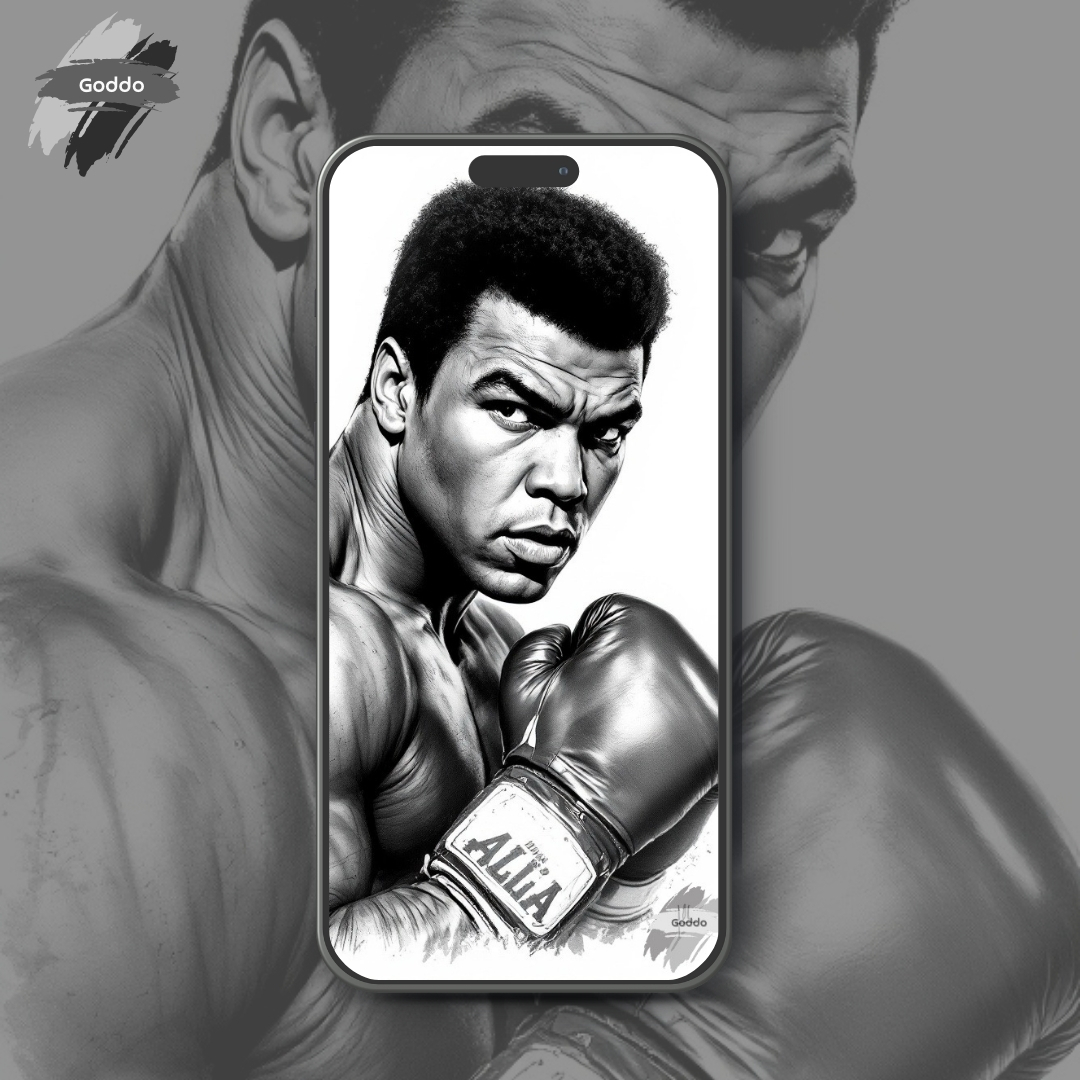 Goddo_AI's tweet photo. Float like a butterfly, sting like a bee. 🥊 The art of legends, powered by Goddo AI.   

#GoddoAI #BoxingGreats #Iconic #MuhammadAli #BoxingLegend #FightLikeAli #reklam https://t.co/dtnbmy62FX