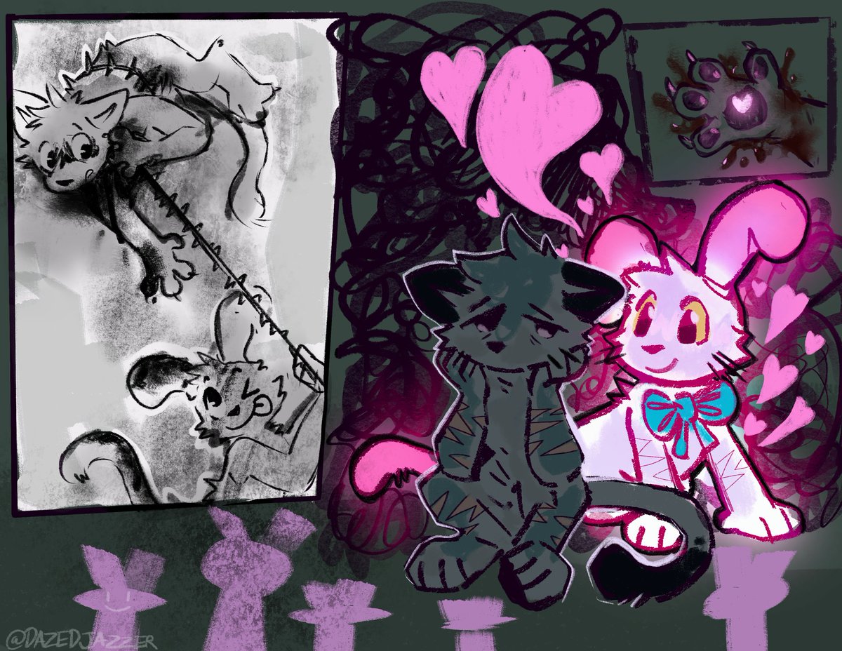 dazedjazzer's tweet photo. Cw // blood and gore

They inlove keep scrollin
Bunny belongs to @/buniculus69 https://t.co/1CFsvYm6d8