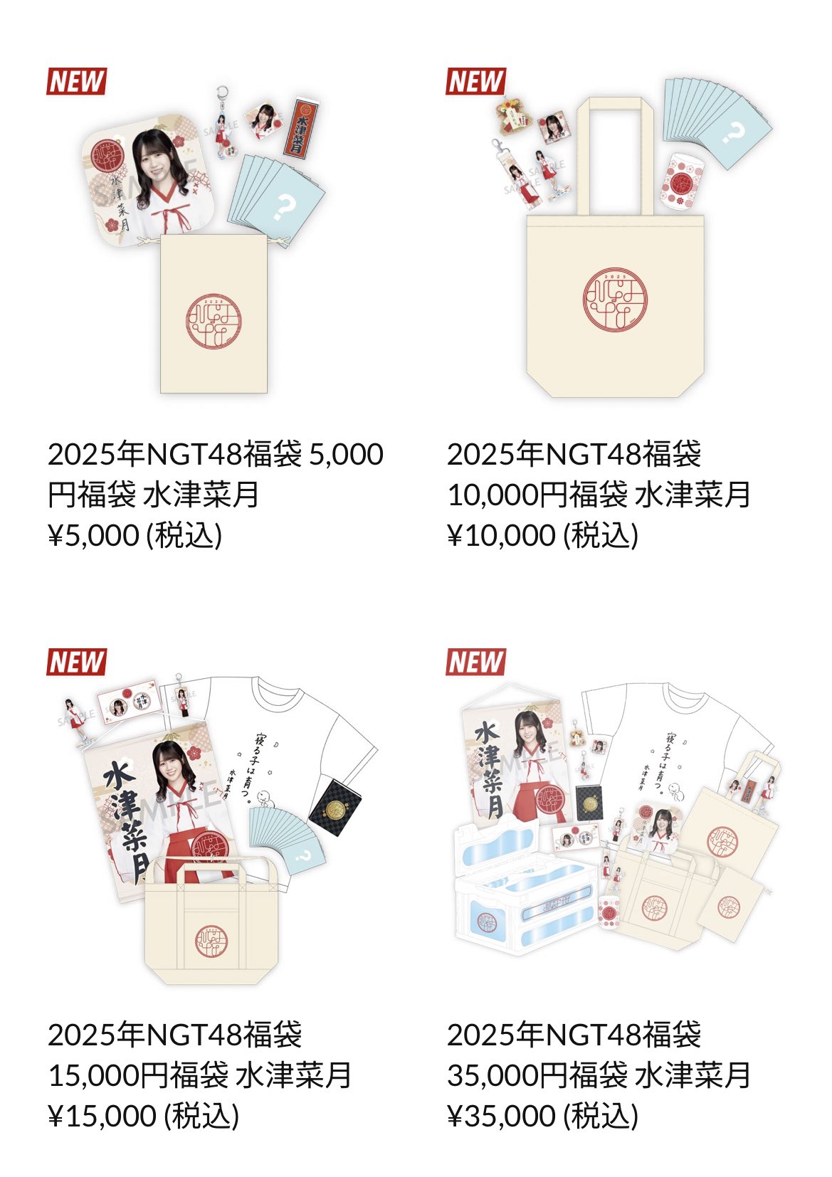 NGT48 福袋 持ち出し 2025年 35,000円 佐藤広花②※ NGT48 福袋 持ち出し 2025年 35,000円 佐藤広花②※