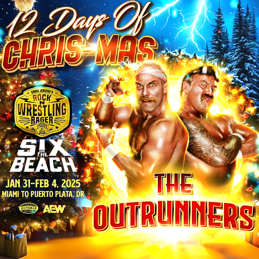 Day 7 AEW reveal: THE OUTRUNNERS! The Youngest Men Alive 🤯 

We're officially over halfway there! Still plenty of chances left for you to win daily prizes, check back tomorrow for Day 8. And be sure to check your emails at the end of each day 👀 

12DaysofChrismas.tbits.me