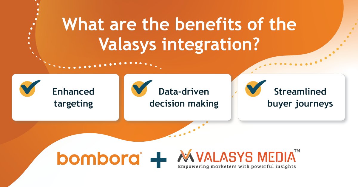 ValasysB2B's tweet image. Valasys AI Score + @bomboradata  combine AI insights with intent data to decode the buyer journey. 

Gain deep buyer behavior insights, optimize outreach, and close deals faster. 

Request a free trial: reachus@valasys.ai

#bombora #valasysaiscore