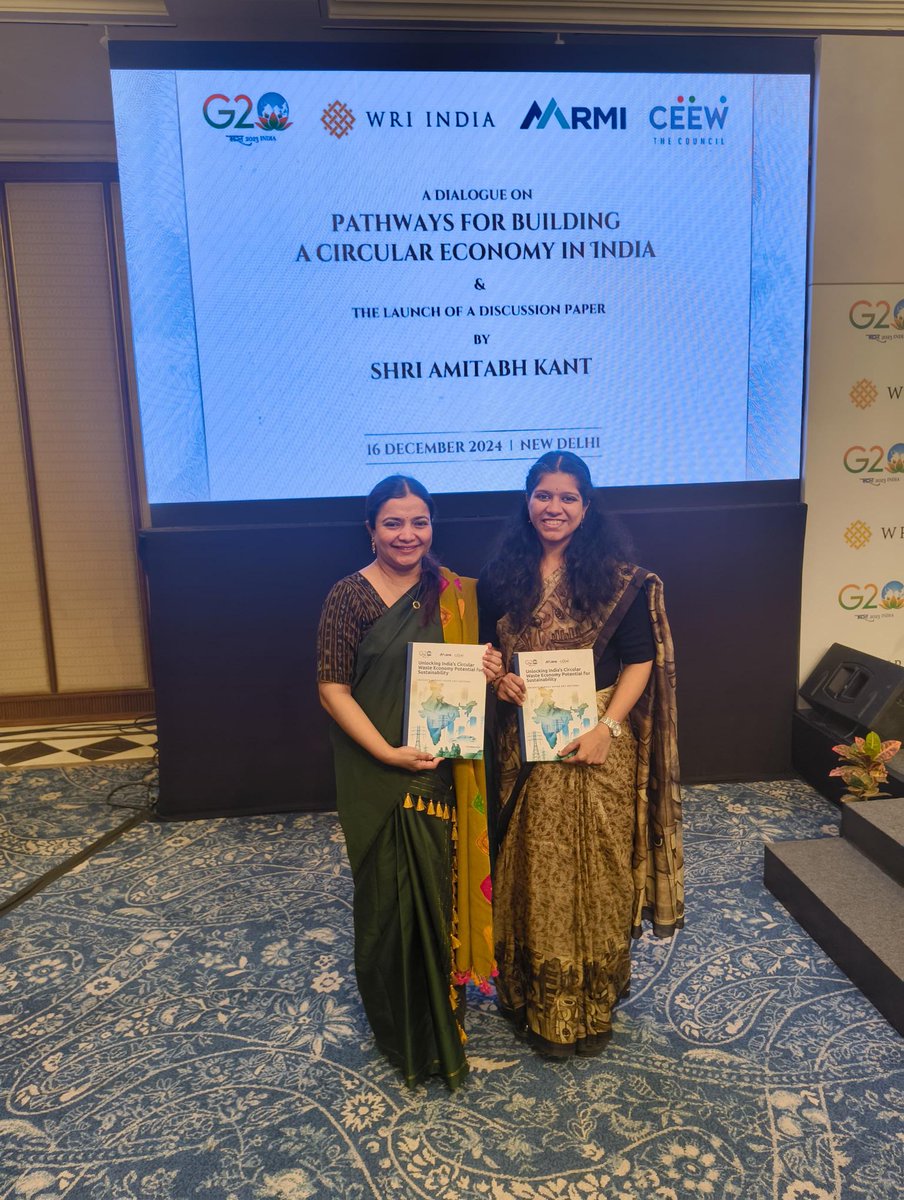 WRI India in collaboration with CEEW &amp; RMI, has launched the discussion paper ‘Unlocking India's Circular Economy Potential: Insights Across 7 Key Sectors’. I'm proud to share that the chapter on agriculture in this transformative document was co-authored by me.