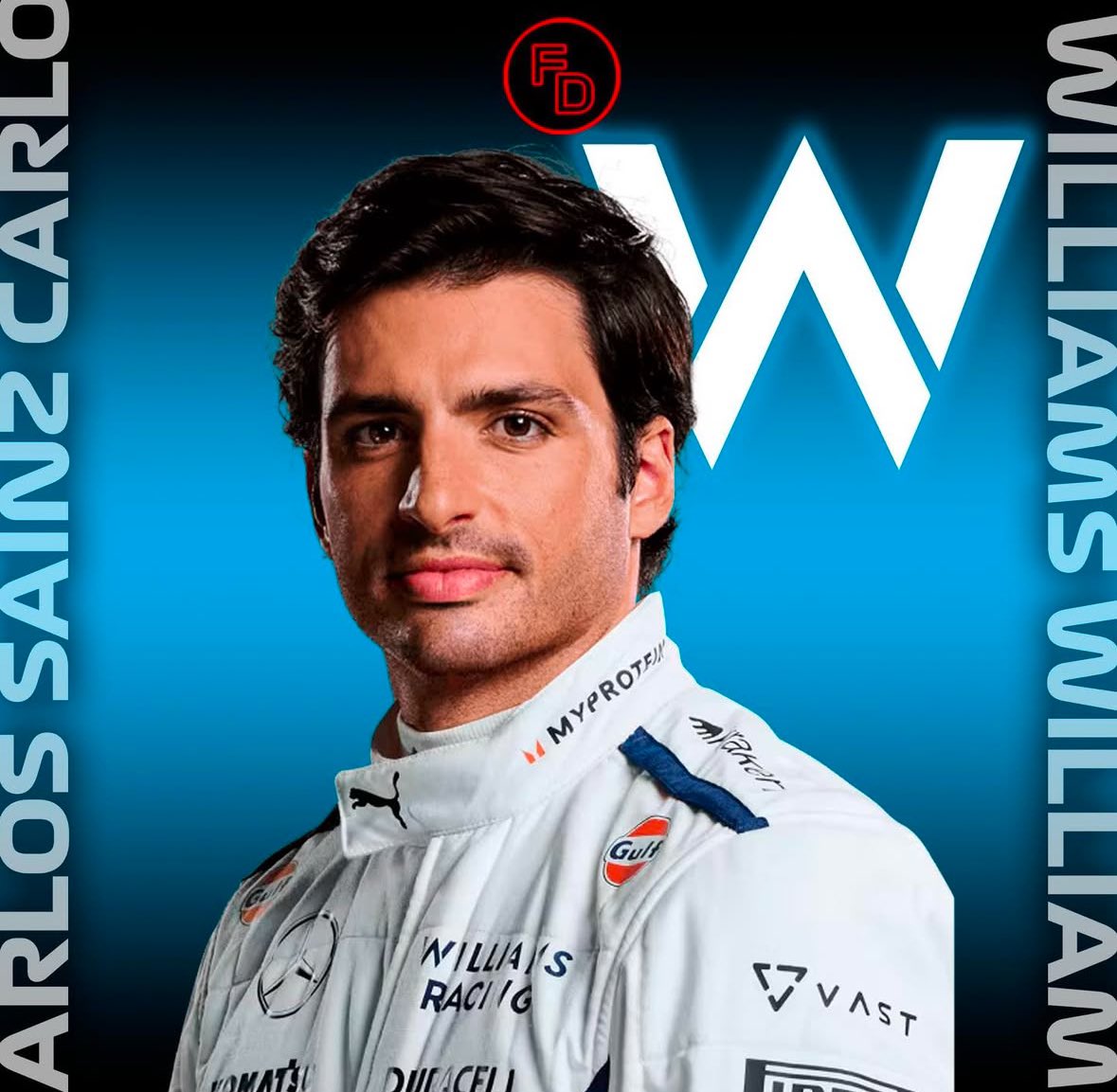 amitf1fan's tweet photo. Carlos Sainz already giving valuable feedback to the Williams race engineers. 
A big step forwards for Williams in 2025
#williamsf1 #CarlosSainz #Formula1 #f1 https://t.co/xw2FRQj06N