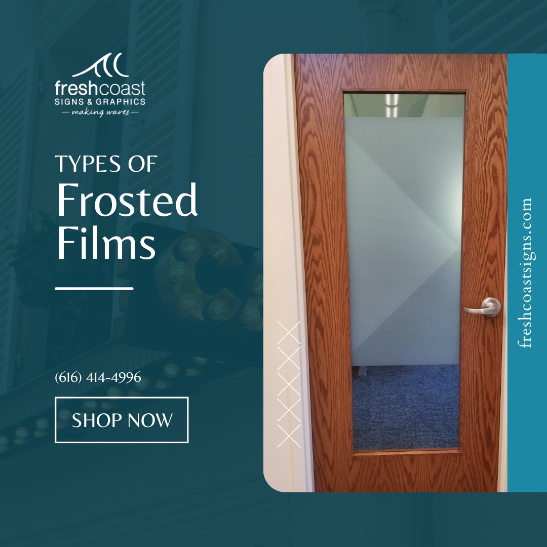 freshcoastsigns's tweet image. Frosted films are an ideal solution for businesses looking to create privacy and branding in one. Our team specializes in custom designs that work perfectly for offices, conference rooms, and more.

📞 (616) 414-4996
🌐 freshcoastsigns.com

 #InteriorSigns #ExteriorSigns
