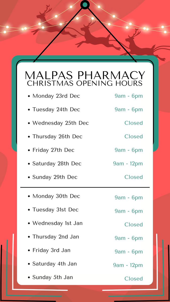 MalpasPharmacy's tweet photo. https://t.co/zXhOJlYj10