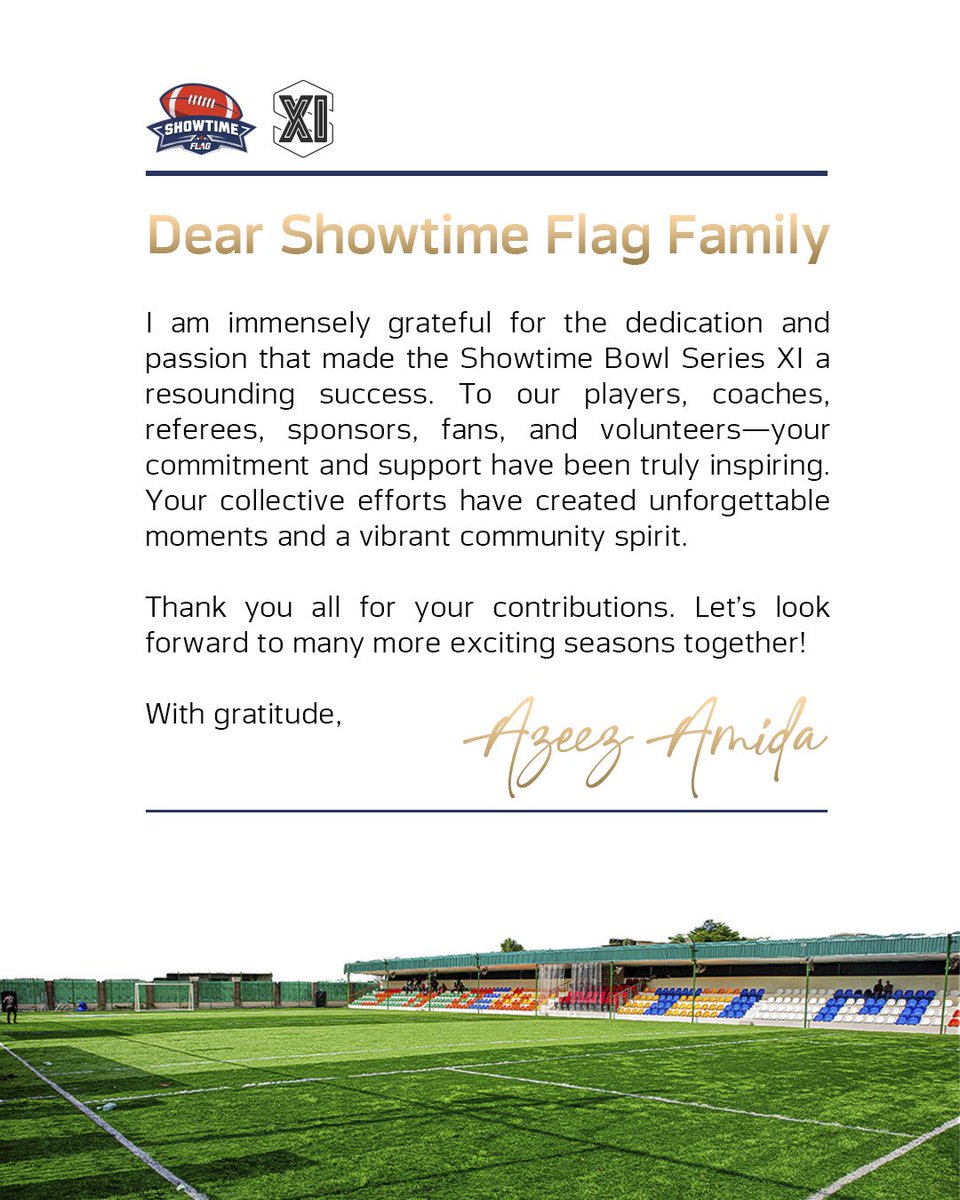 To everyone who came, saw, conquered to the #ShowtimeBowl this is from the depth of my heart…thank you.