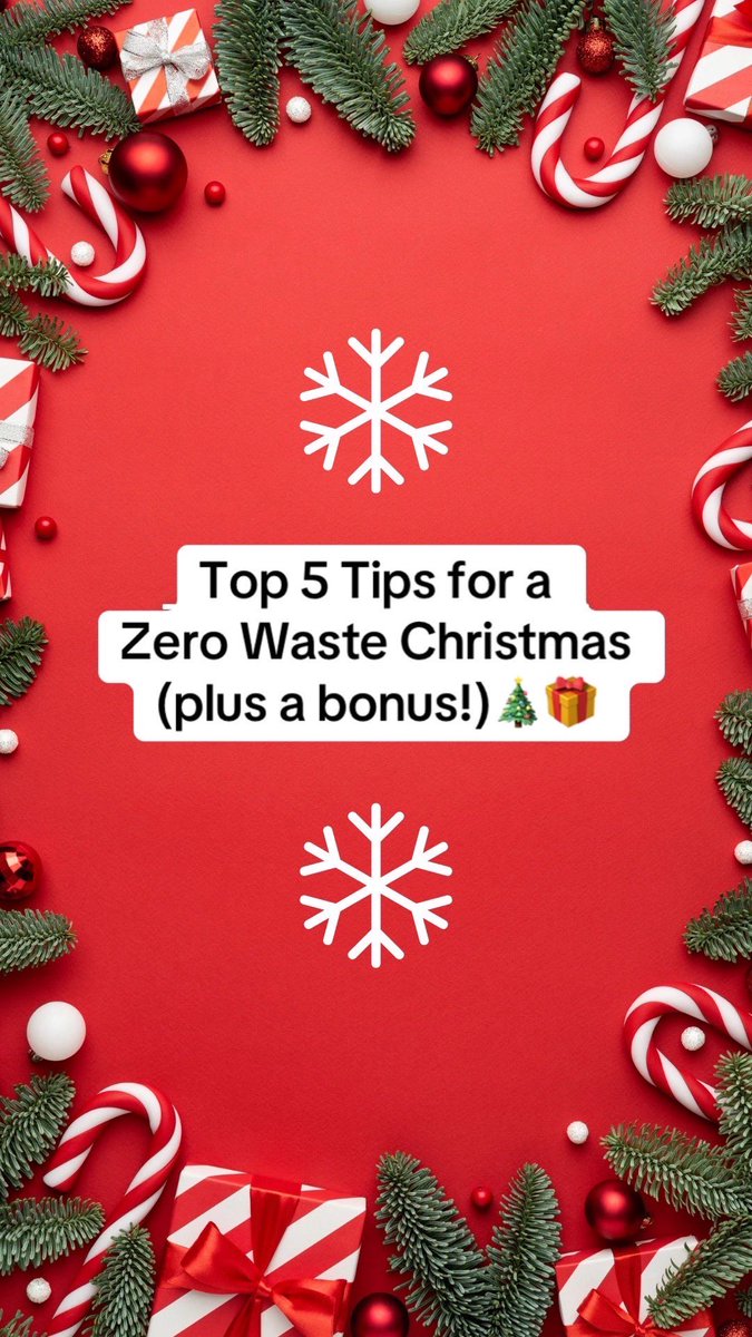 txzerowaste's tweet photo. US consumers generate 25% more waste between Thanksgiving &amp; New Year’s! Here are my Top 3 Tips for a #ZeroWaste #Christmas!🎄🎁

Get the full list of all 25 tips here - https://t.co/2M5RVTa4Bm   

#sustainablegifts  #wastereduction https://t.co/wpEkh0lfXr