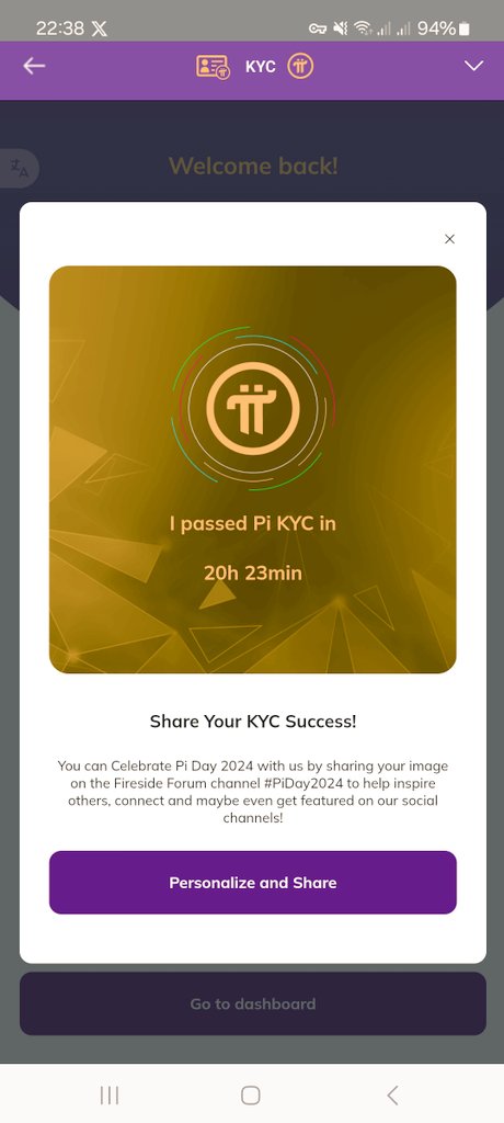 Pharmacist79's tweet image. I passed my #PiKYC. Thankss to God. And Thanks to #PiTeam.