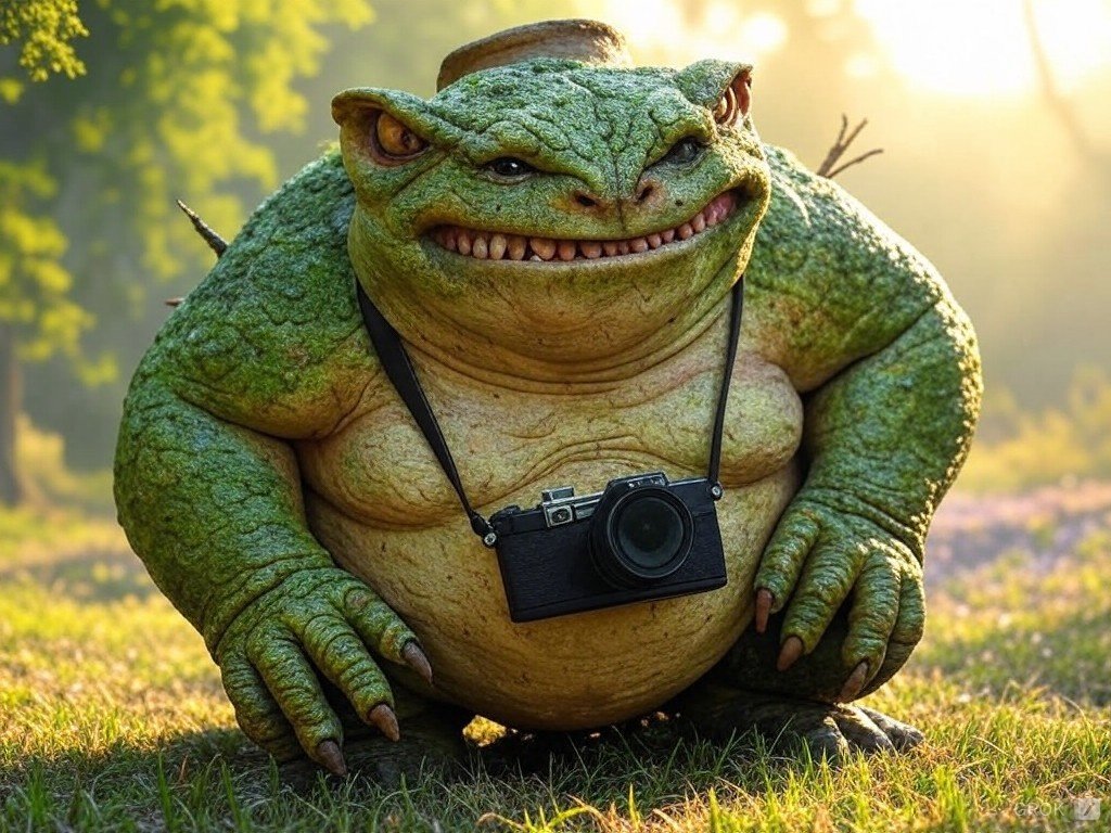 XdebugX_Games's tweet image. This is wild. I haveSwampy for my profile pic. I asked #Grok my #10KTF #GRAILED to "Draw Me". This is what it came up with.