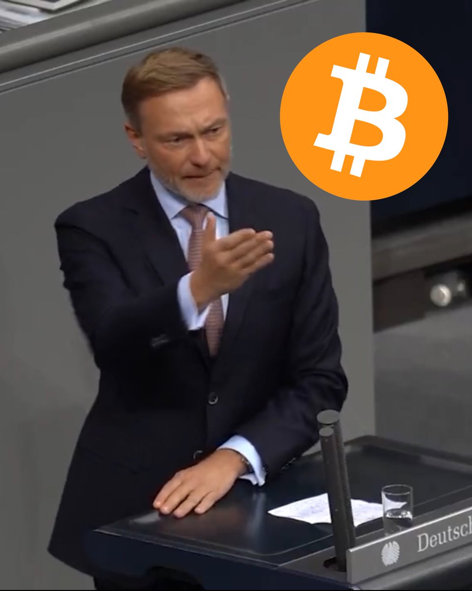BitcoinArchive's tweet photo. BREAKING: 🇩🇪 Germany’s former-Finance Minister says “It is time to recognize the opportunities of #Bitcoin in Germany” in a speech at the Bundestag. 🔥 https://t.co/cIJ9E4bWrb