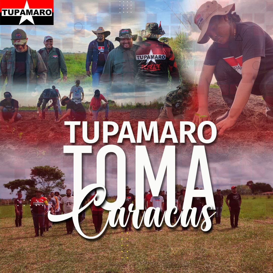 𝙏𝙐𝙋𝘼𝙈𝘼𝙍𝙊 𝙏𝙤𝙢𝙖 𝘾𝙖𝙧𝙖𝙘𝙖𝙨

🚩🏴 Con nuestra bandera en alto este #10Ene TUPAMARO se prepara para tomar Caracas y jurar con nuestro camarada Pdte. obrero <a href="/NicolasMaduro/">Nicolás Maduro</a>.

#TupamaroTomaCaracas