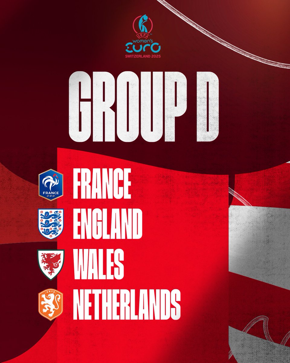 Lionesses's tweet photo. Our #WEURO2025 group is locked in. 🔐 

What are your thoughts, #Lionesess fans? 🤩 https://t.co/Fnua8IiutW