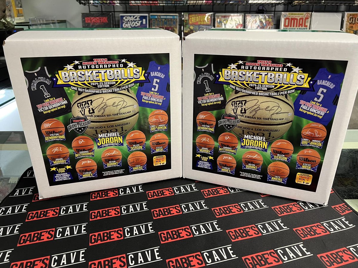 Mystery signed NBA basketballs in store and online at Gabecave.com