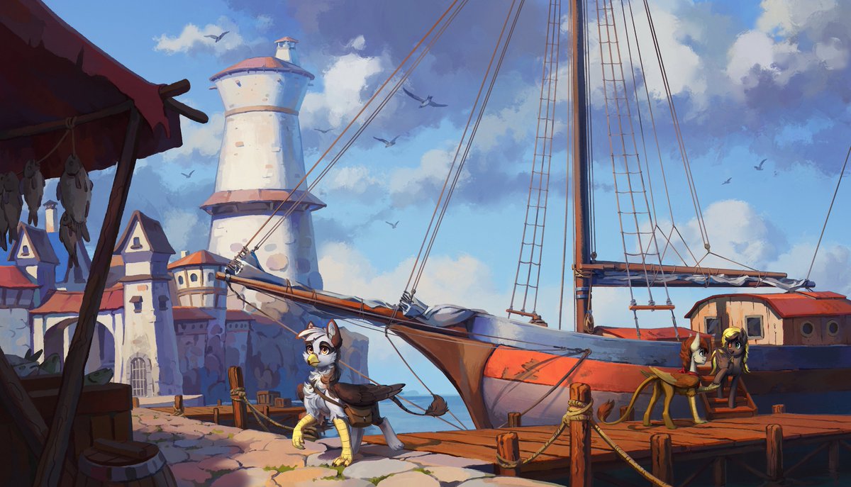 Scenery cоmmissiоn for OspreayGryphon ⛵️