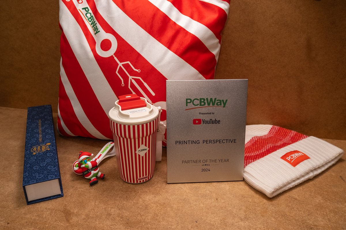 It is that time of the year, huge thanks to <a href="/PCBWayOfficial/">PCBWay</a> for the cool gifts! 😎

I am not going to lie, I am a simple guy, holding that solid 150x200x10mm aluminum plaque gives me a smile, haha. 🙃