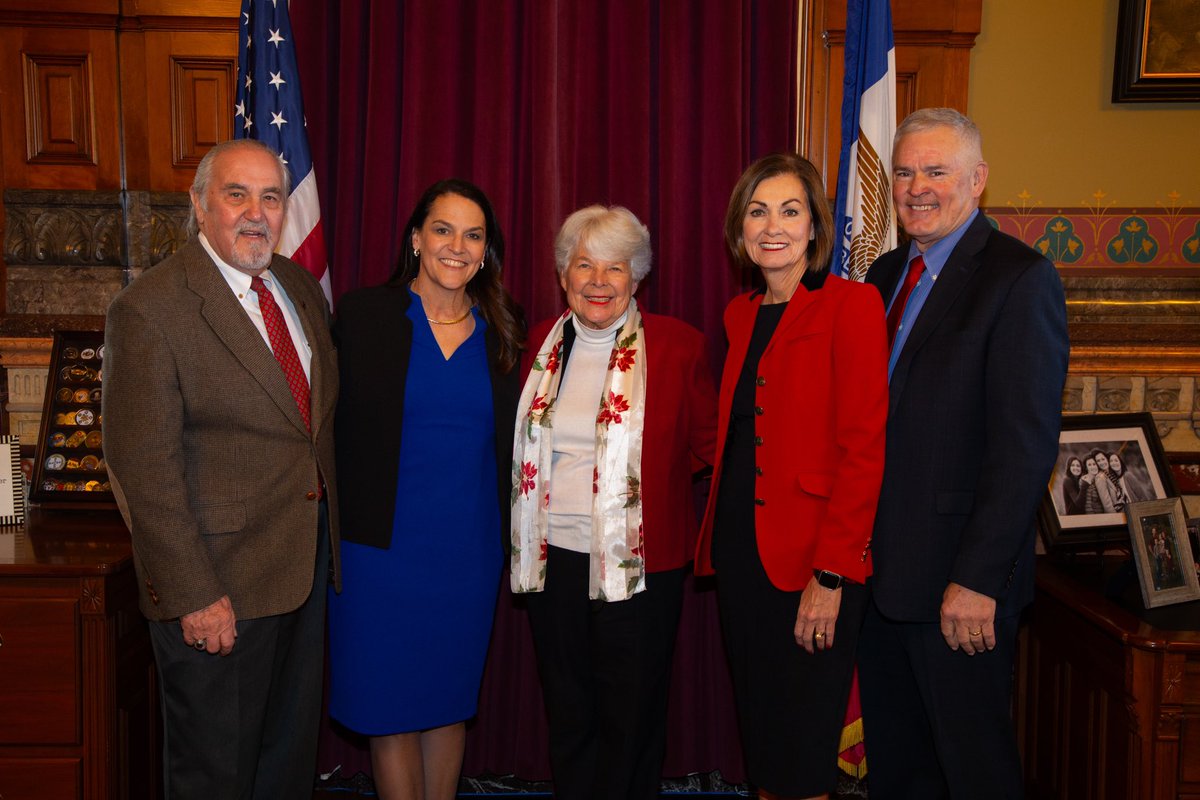 I’m proud to appoint Chris Cournoyer as the 48th Lieutenant Governor of Iowa. I can’t wait to do great things together for our state!