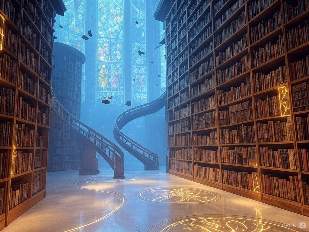 Deepak2502d's tweet photo. Magical Library
Where every page tells a story, and every book floats with magic.
#AiArt #MagicalLibrary #grokimages