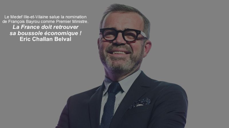 Medef35 (@medef35) on Twitter photo 🧭La France doit retrouver sa boussole économique !
Le Medef Ille-et-Vilaine salue la nomination de François Bayrou comme Premier Ministre <a href="/ericCHALLAN/">eric CHALLAN BELVAL</a>
▶️ medef35.fr/wp-content/upl… 🧭La France doit retrouver sa boussole économique !
Le Medef Ille-et-Vilaine salue la nomination de François Bayrou comme Premier Ministre <a href="/ericCHALLAN/">eric CHALLAN BELVAL</a>
▶️ medef35.fr/wp-content/upl…