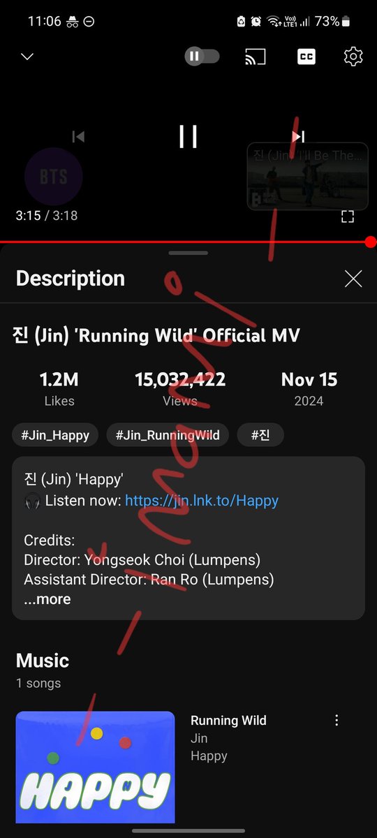 __imami__'s tweet photo. @jinderalla88 thank you sm !!!
run jin ep 13. taeha and him bickering gave me flashbacks to jinkook bickering ๐ญ๐ญ๐ฅน
HAPPY RUNNING WILD WITH JIN
#1MonthWithHappy
#1MonthWithRunningWild
#RunningWildTo1B
#์ง #Jin #Jin_RunningWild #Jin_Happy https://t.co/jZl1dTVEX6