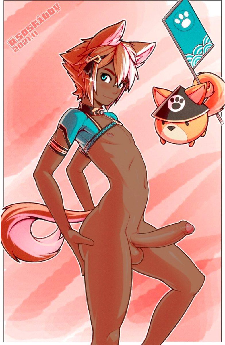 AcademiyaBull's tweet photo. ♠️Gorou♠️

He may  look cute on the outside but the doggy general is quite the breeder~

He can have both a femboy and a slightly muscular built https://t.co/OgvckH3TLu