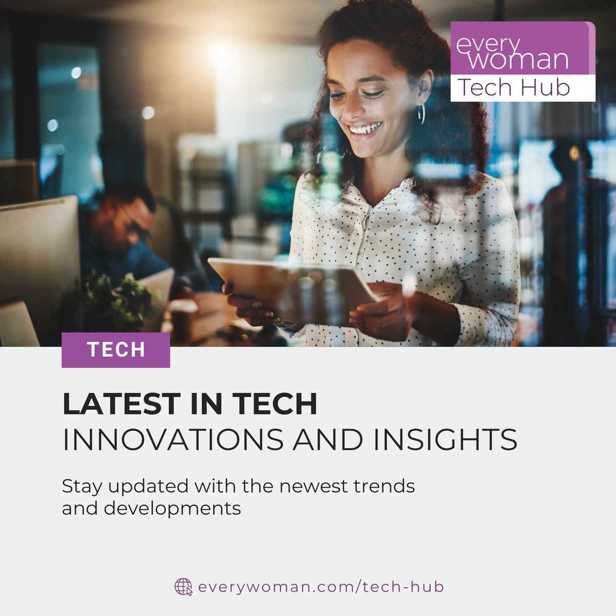 🚀 Stay ahead in the world of tech with the everywoman Tech Hub!

Join a thriving community of women in tech and gain access to the latest news, insights, and events designed to inspire and empower. 

💡 Learn more: bit.ly/3H4DYXP

#WomenInTech