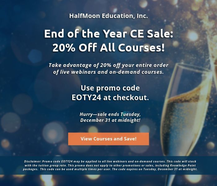HalfMoonEdu's tweet image. 🚨Countdown to 2025: Don’t Miss These Year-End Savings🚨
🗓Dates: Monday, December 16, 2024 to Tuesday, December 31, 2024 at midnight
🔗Register Now: buff.ly/3CmUqAe
Save 20% off your entire order.
Promo Code: EOTY24
#YearEndLearning #WebinarDeals #Webinar #LiveWebinar