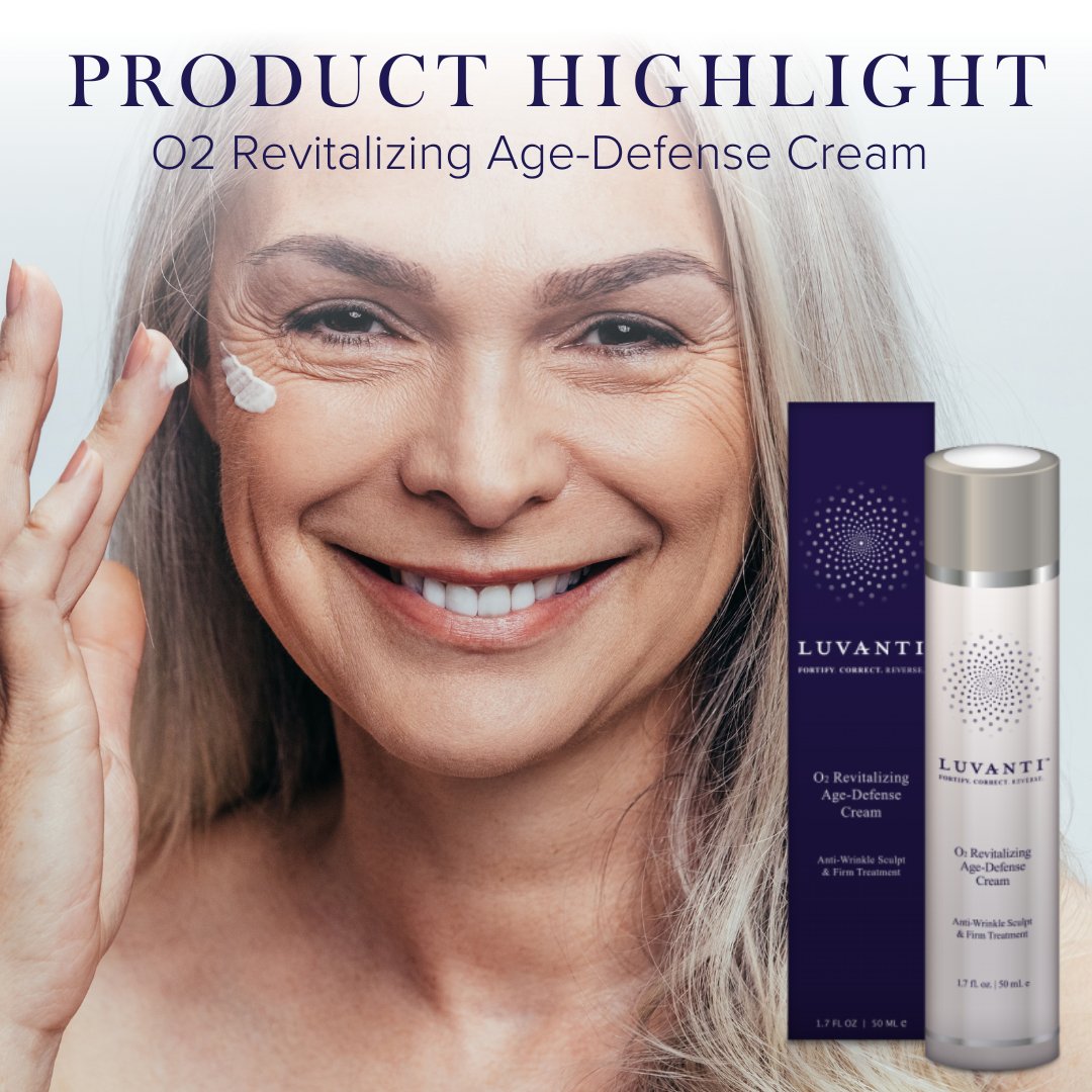 O2 Revitalizing Age-Defense Cream is a luxuriously rich hydrating cream that tightens, soothes and helps speed skin renewal. Ideally suited to those who experience dehydration or those with devitalized skin, this cream is excellent for day and/or nighttime use.  ...
