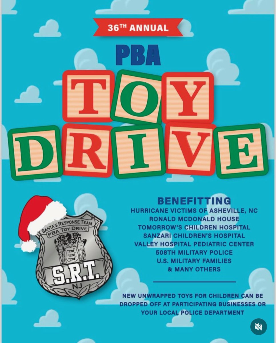 Residents who missed the cut off for the Toys for Tots drop off can still bring unwrapped gifts to Police Headquarters until Wednesday morning, December 18th.  The gifts will be delivered by Allendale PBA members to the Santa Response Team program.