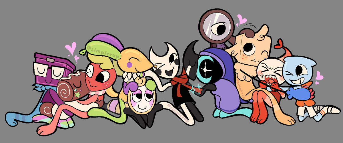 ReflectingMidnightFruitCakeHugAgressiveDoubleMaskFishyBalloonBoxCase #dandysworld