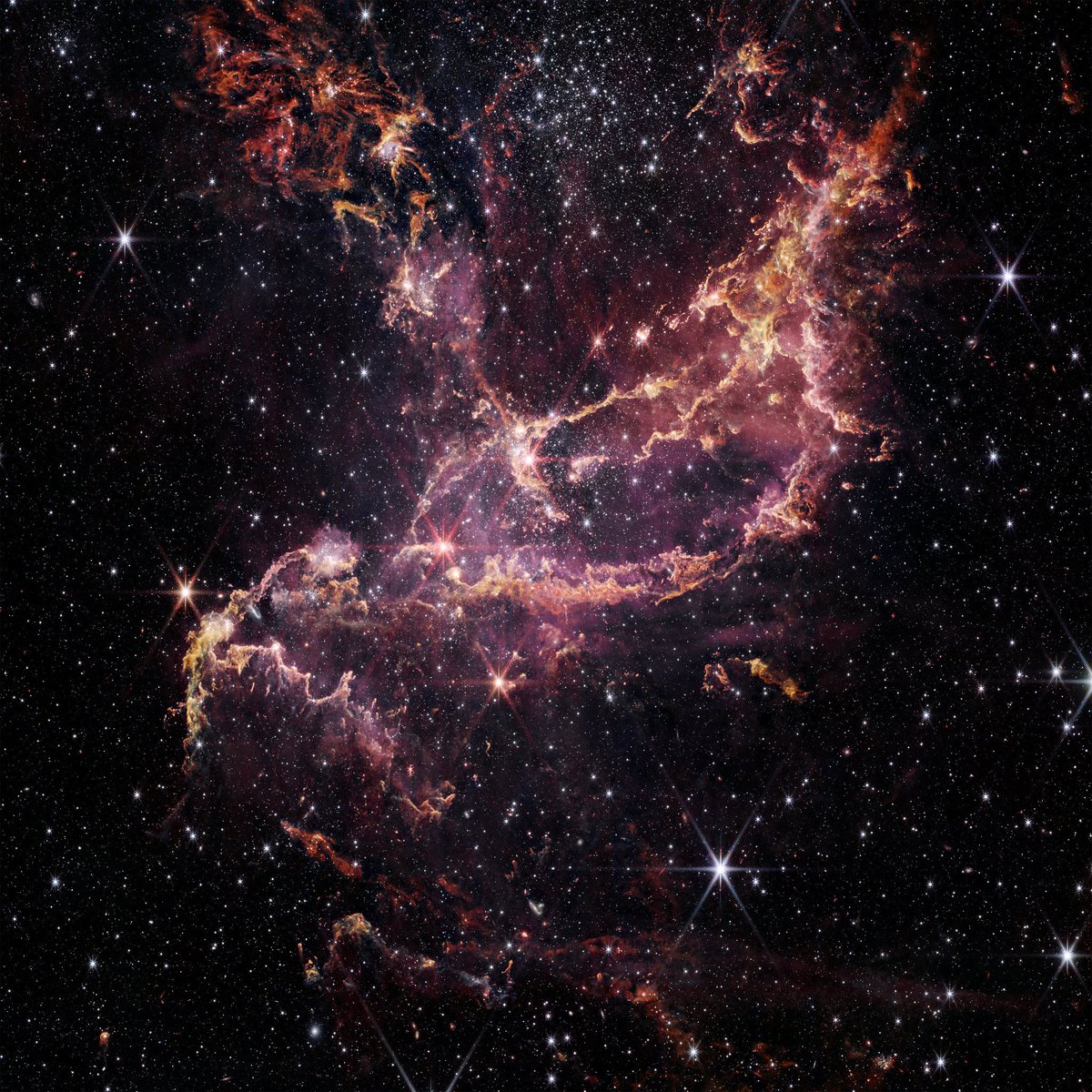 BREAKING 🚨: NASA just dropped a new James Webb telescope image of an open star cluster out in deep space