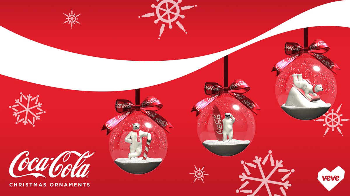 Celebrate the season with these animated digital collectibles of Christmas ornaments from <a href="/CocaCola/">Coca-Cola</a> featuring the iconic Polar Bear! ❄️🐾

A holiday classic since 1993, this beloved character embodies cherished family moments — now brought to life in AR with VeVe!

Coca-Cola