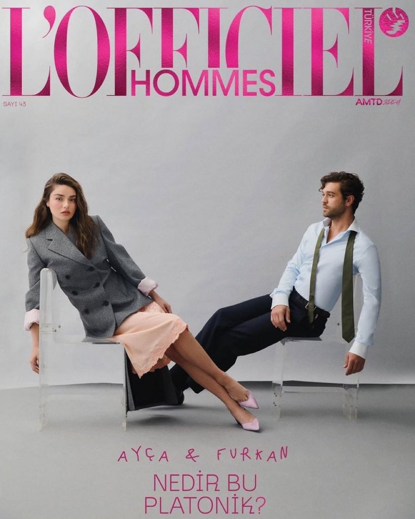 #AyçaAyşinTuran ve #FurkanAndıç, L'Officiel Hommes kapağında 💥