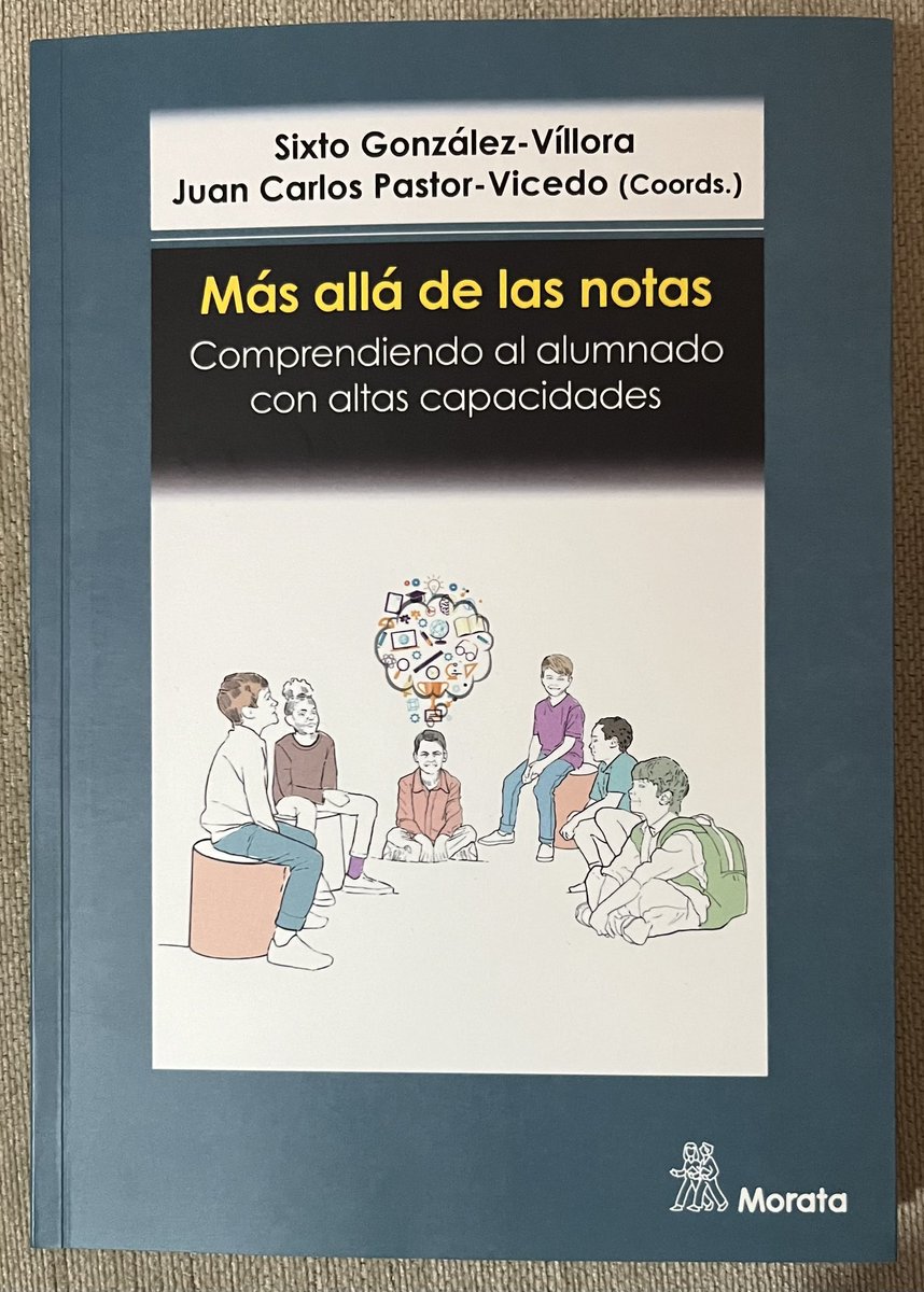 Hoy he recibido un magnífico obsequio por parte de <a href="/SixtoGonzalezV/">Sixto González-Víllora</a> 
Con muchas ganas de disfrutar de la lectura orientada hacia el alumnado con altas capacidades.
Gracias y enhorabuena a coordinadores y autores por esta interesante propuesta!
