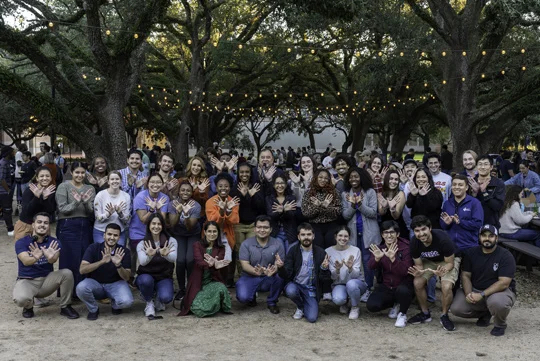 RiceGradSchool's tweet image. The smell of success is even sweeter at Rice! The Graduate Office was proud to celebrate the students who won major fellowships at Take the Cake. 🍰🎓 You can check out the full story here: news.rice.edu/news/2024/swee…