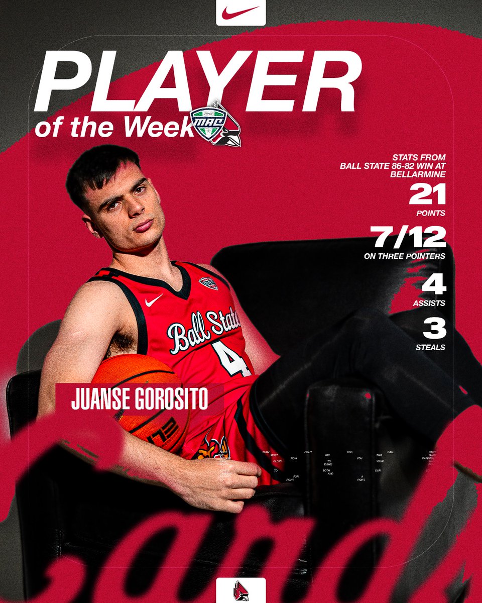 🏀 MAC Player of the Week 🏀

Congrats, Juanse!

Full Story ➡️ bit.ly/41Dif4F

#ChirpChirp x #WeFly