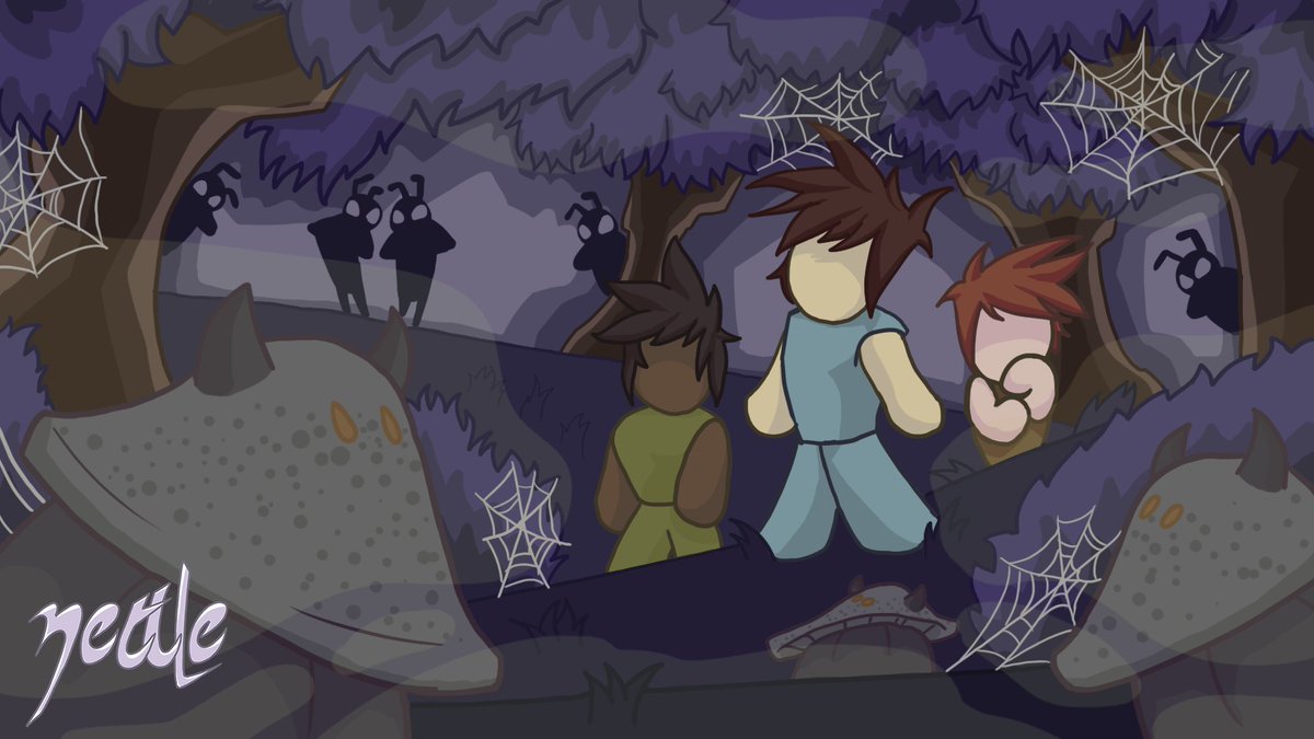 2xNStudios's tweet photo. Journey through mystical forests! 🍄🌳🕸️

Art by the wonderful: @cabbichy
#Nettle #Steam #illustration #2Dindiedev #indiegame #gamedev #IndieGameDev #gamedevelopment #indiegamedevelopment https://t.co/ZPpHdqOJlk