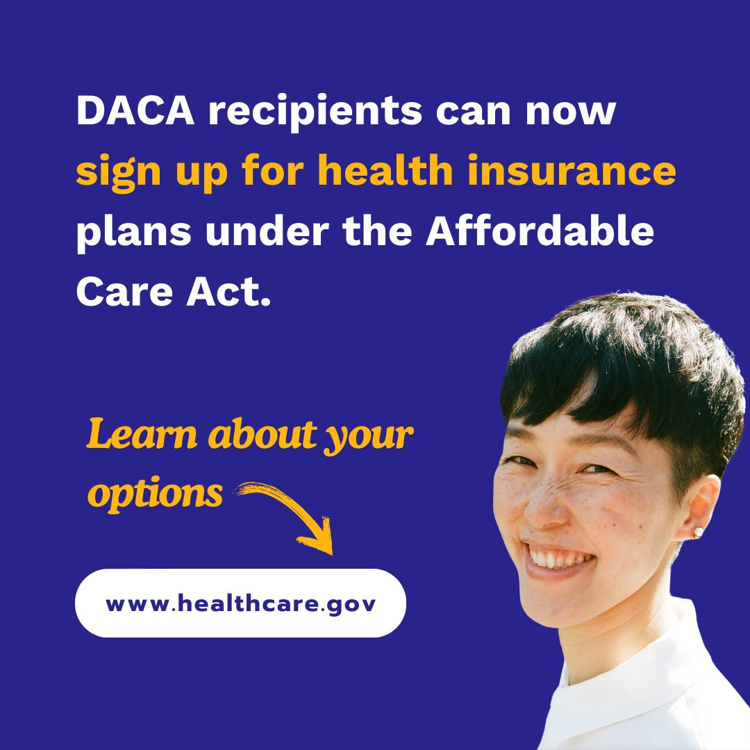 If you are a DACA recipient, you can now enroll in ACA unless you live in any of these 19 states: nilc.org/litigation/kan… 

Visit healthcare.org

#ACA4DACA