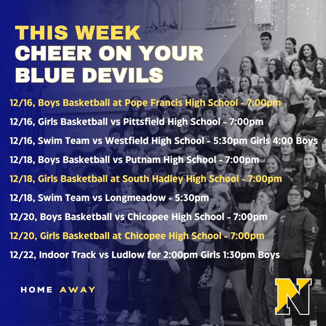 hampboosters's tweet photo. Check out your Blue Devil Athletes this week!! https://t.co/3oQ3eMtpcO
