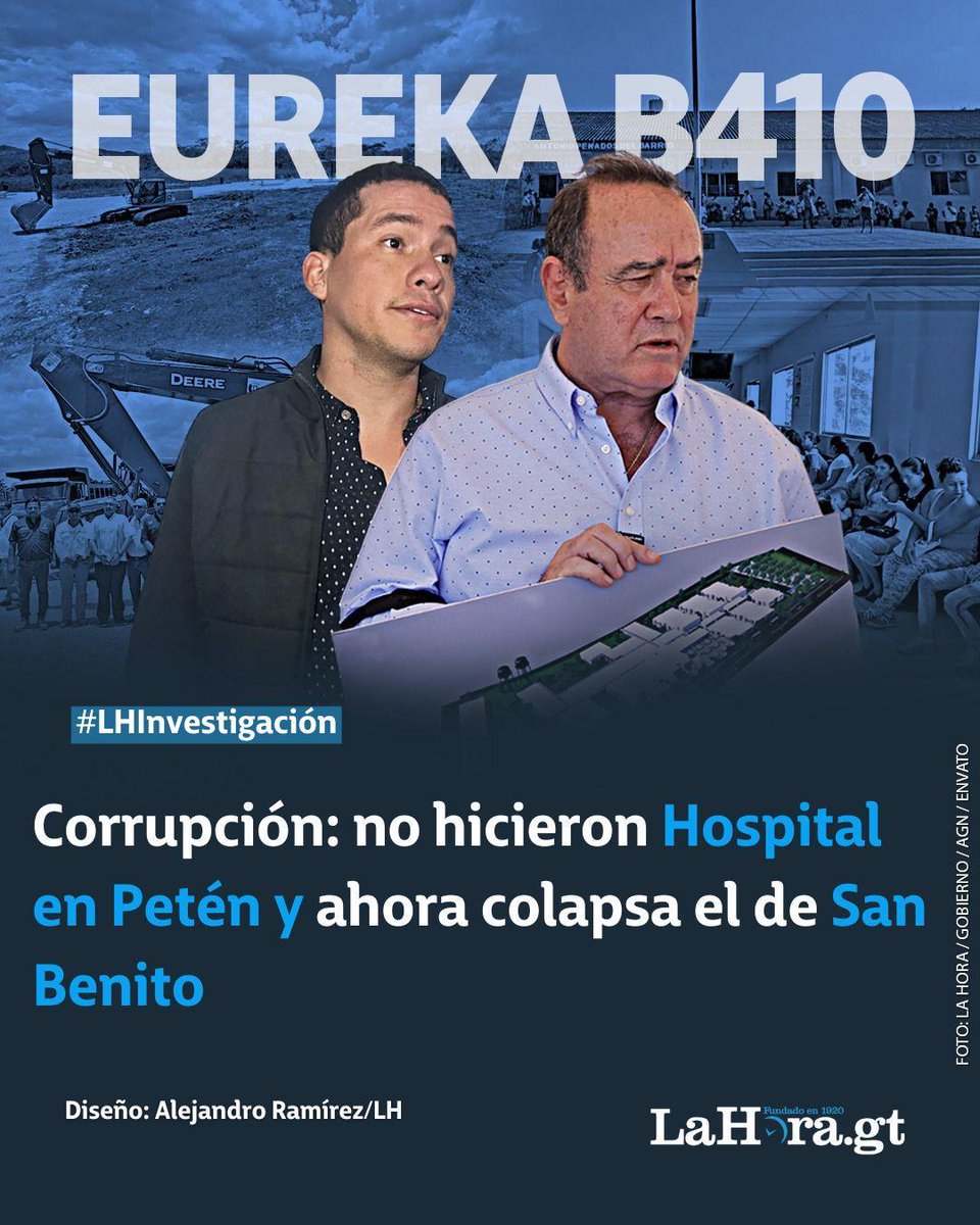 lahoragt's tweet photo. #LHInvestigación l No hicieron Hospital en Petén, y el Hospital de San Benito, enfrenta graves problemas de capacidad y deterioro estructural. En la siguiente investigación te damos los detalles ⬇️📌

https://t.co/YfN1Fmpu6d https://t.co/grFoB2IP3x