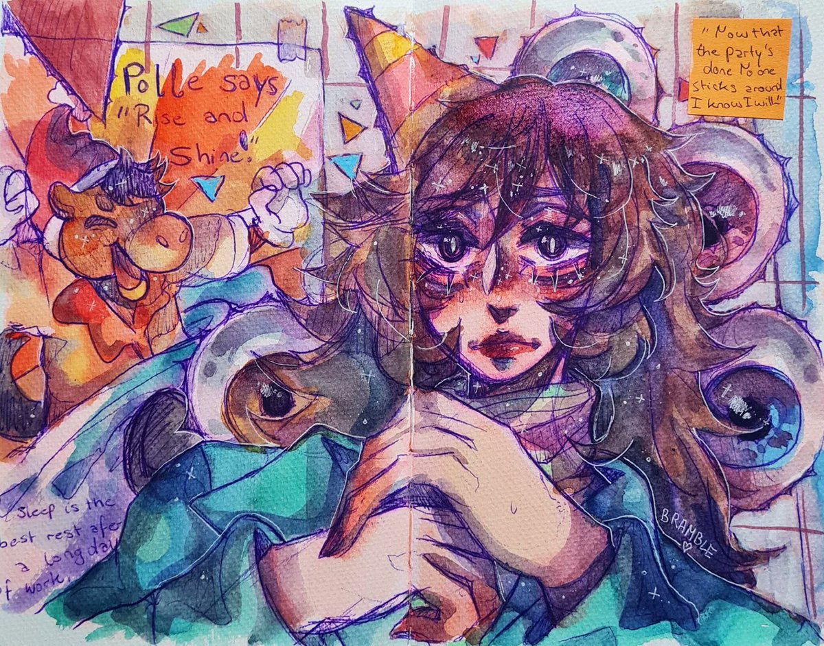 brambl3's tweet photo. Anya / How fish is made sketchbook spreads 

#mouthwashing #mouthwashingfanart https://t.co/pLmjTieSYh