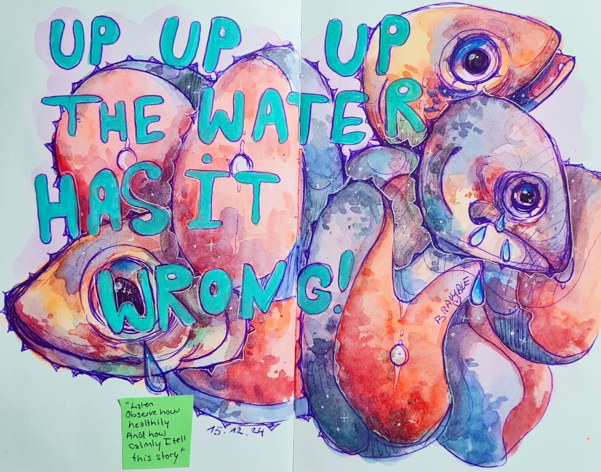 Anya / How fish is made sketchbook spreads 

#mouthwashing #mouthwashingfanart