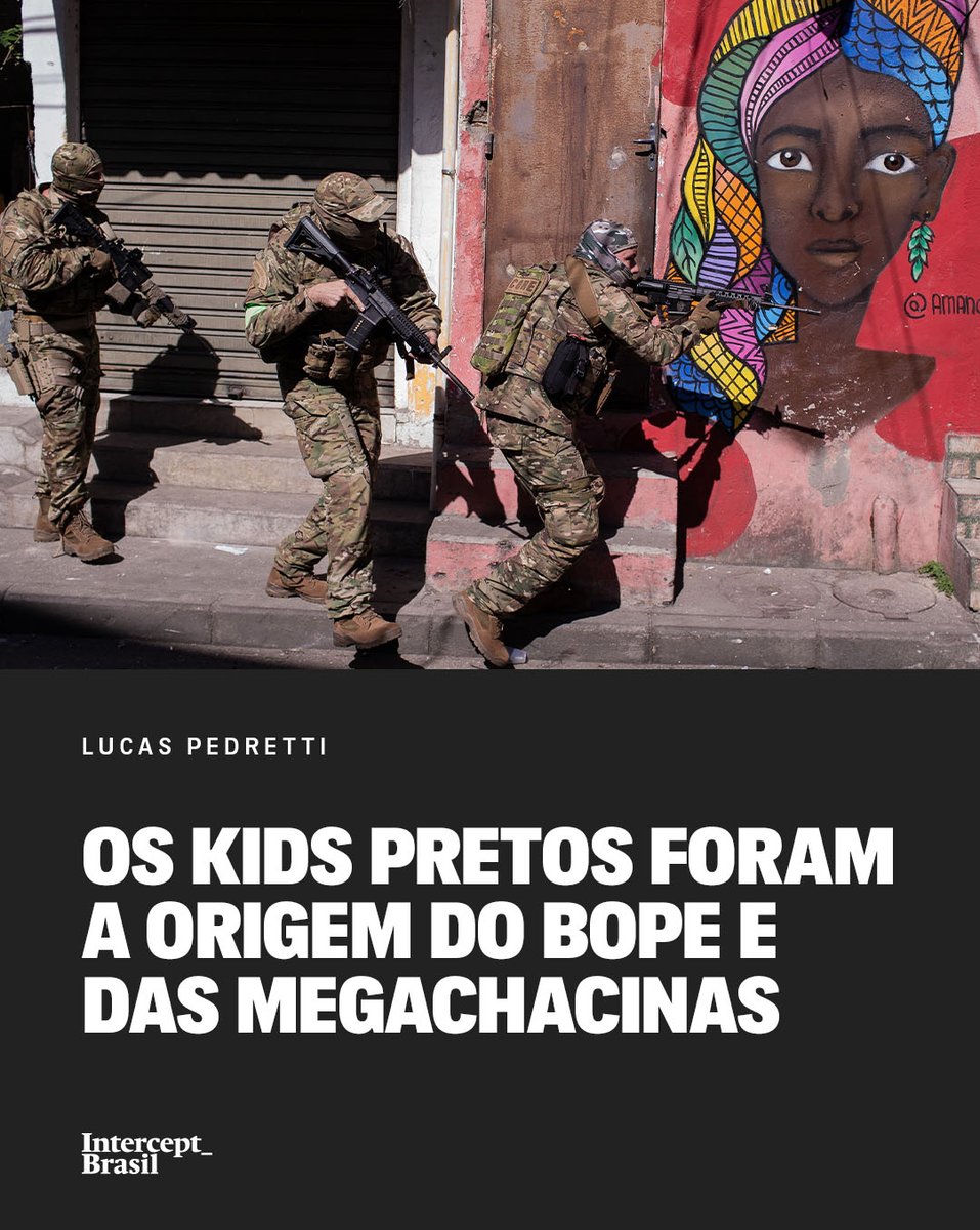 Cursos de operações especiais estão na origem do Bope e Core. Em comum, as violações de direitos humanos e o desprezo à democracia.

Leia a coluna de <a href="/lpedrettil/">Lucas Pedretti</a> no link 👉🏼 tibr.in/kids-bope