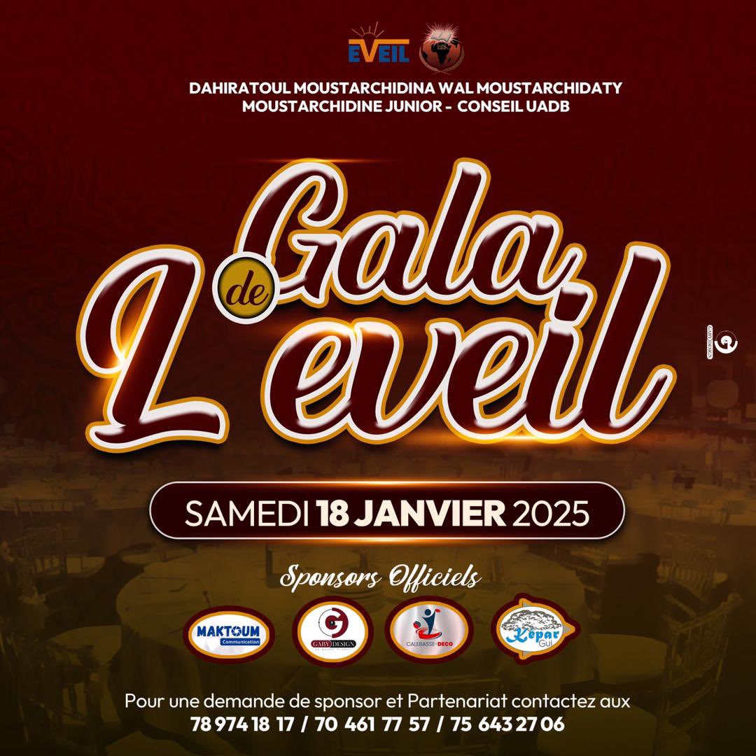 KeparG's tweet photo. Le samedi *18 janvier 2025*, préparez-vous à vivre une soirée🌆 qui transcende le temps et l’espace🎺. Le Gala de L’Éveil vous ouvre ses portes pour une expérience exceptionnelle, une communion entre l’art et l’émotion🥰🎶
🎟️ Réservez vos places dès maintenant.
#kepargui https://t.co/IWFtPf3I2V