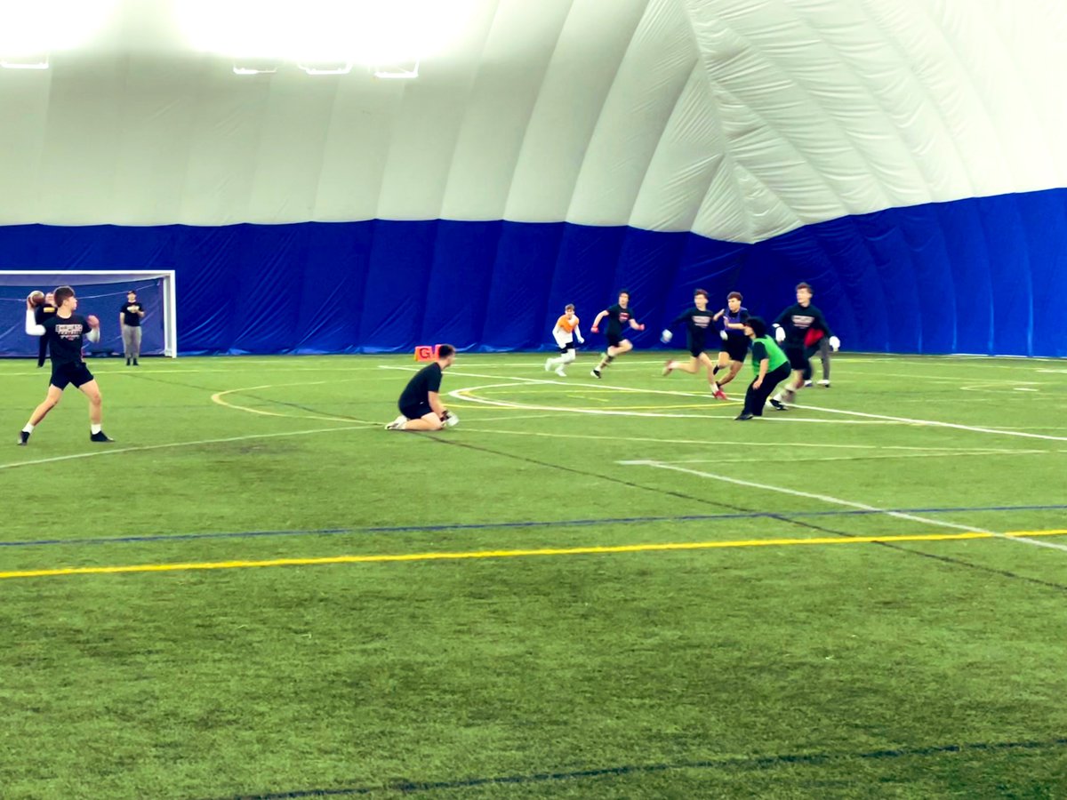 Thanks to Coach <a href="/PeteyBananas/">Peter Jennings</a> and <a href="/UWOFootball/">UW-Oshkosh Football</a> for having us for 7on7! Our guys had a lot of fun competing and getting better! Looking forward to the next one. Go Hawks!