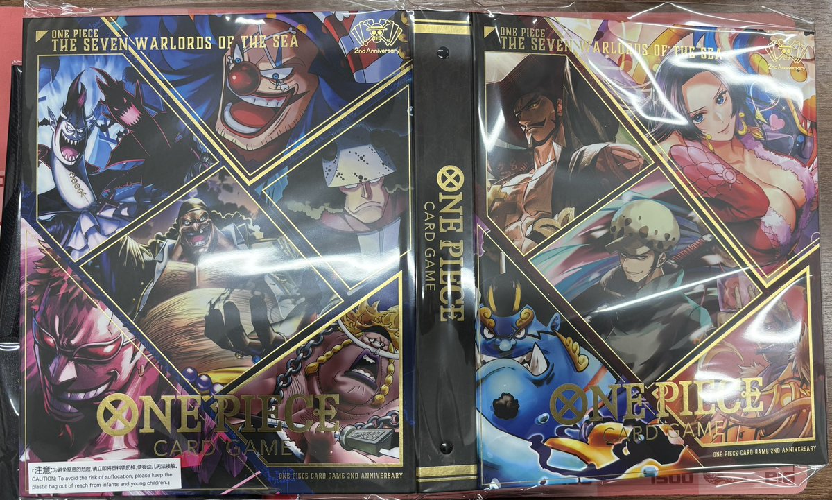Better shots of the OPTCG Chinese 2nd Anniversary Set! 👀 Regular