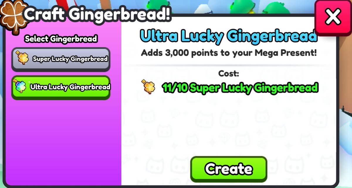 I finally have enough for just one Ultra Lucky Gingerbread... The chances are incredibly hard so was the farming worth it?