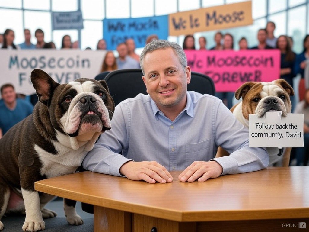 MooseCoinOnSol's tweet photo. Mr @DavidSacks , the community has been working tirelessly to spread the word and bring Moose to the spotlight! The only thing missing now is a follow-back from you to show your support. When will we get that special acknowledgment? ❤️🐾 https://t.co/0EdWlaAncf