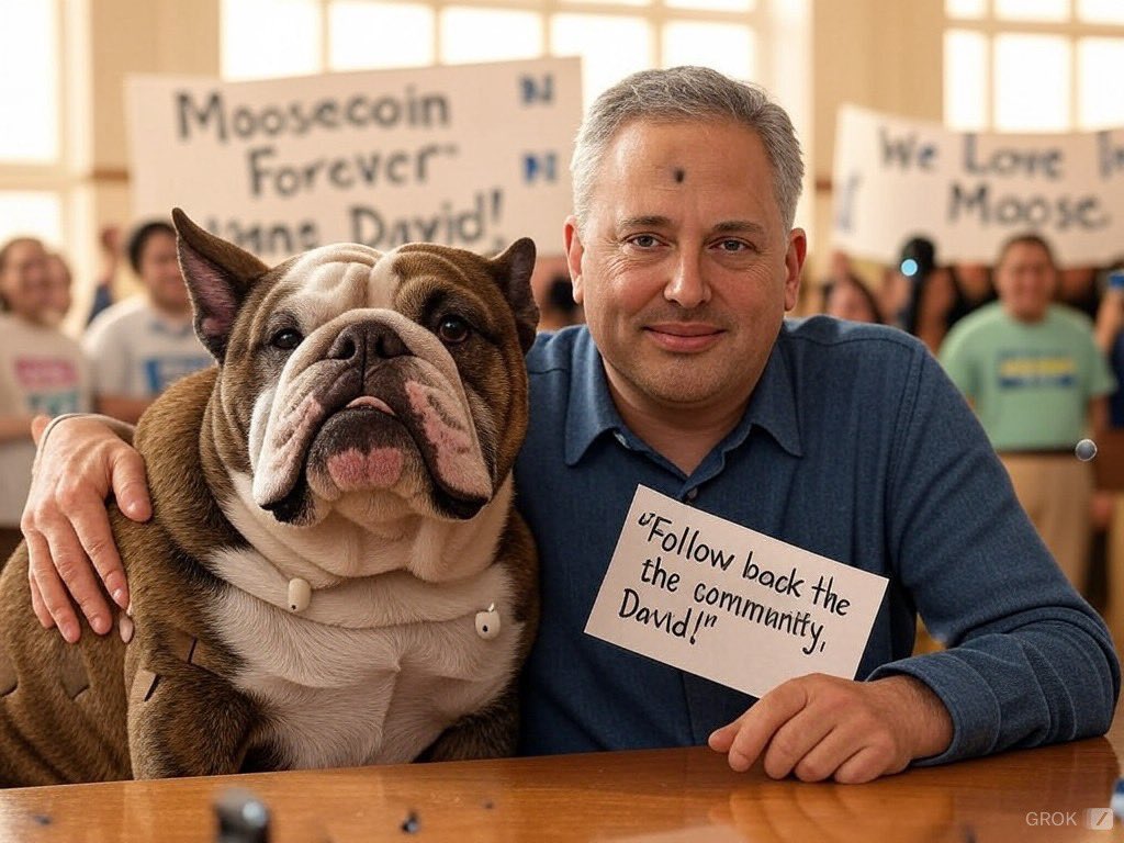 MooseCoinOnSol's tweet photo. Mr @DavidSacks , the community has been working tirelessly to spread the word and bring Moose to the spotlight! The only thing missing now is a follow-back from you to show your support. When will we get that special acknowledgment? ❤️🐾 https://t.co/0EdWlaAncf